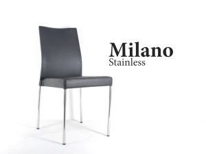 Kursi Makan Stainless Minimalis & Ergonomis: Seahorse MILANO