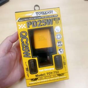 TOYAKASY TOY-752 PD25W Fast Charging with C to C Cable