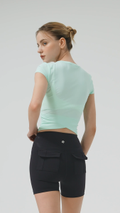 XEXYMIX Light Tricot Short Sleeve Atasan Olahraga Wanita - XFK1TS1004