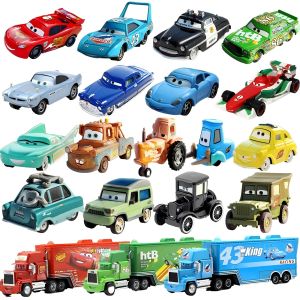 Disney Pixar Cars 3 Cars 2 Mater Huston Jackson Storm Ramirez 1:55 Diecast Metal Alloy Childrens cartoon toy boy gift