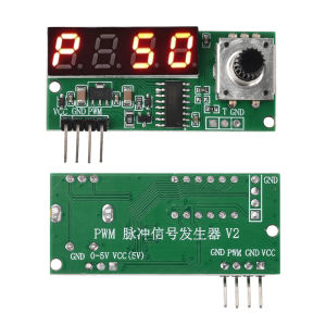 PWM Signal Generator Module Adjustable Duty Cycle 1Hz-5MHz with Digital Display for Embedded Development