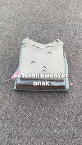 Ukuran S M L XL Setelan Baju Anak Laki Perempuan Setelan Joger Anak Usia 1-6 Tahun Nana Kids Wear