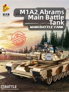 Panlos | Abrams M1A2 Main Battle Tank Military Building Model