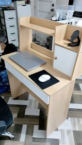 Computer desk bookshelf integrated simple home bedroom small student study desk office desk