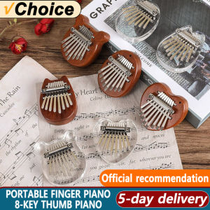 8-key Thumb Piano Mini Kalimba Portable Finger Piano for Adults and Children Kalimba Musical Instrument Gift Mini Pendant