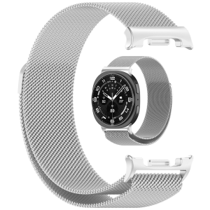 Magnetic Milanese Watch Strap for Samsung Galaxy Watch 8 Classic 46mm Ultra 2 Metal Mesh Loop Band Galaxy Watch 8 40/44mm Correa
