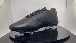 Sepatu Sepak Bola Satset X AZAZIL DEMONIC FG Black Plain