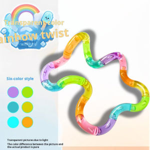 1Pc Tangle Fidget Toy Twisting Sensory Hand-Eye Coordination Toy Anxiety Relief Finger Toy for Kid Adult Fine Motor Skills