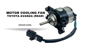 มอเตอร์พัดลม ตู้หลัง โตโยต้า อแวนซ่า ปี 2004-2011 12 โวลต์ CF0072 Motor Cooling Fan Toyota Avanza (Rear) 12V เป่าตู้หลัง