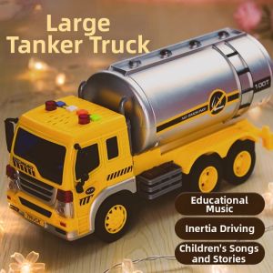 Large Tank Truck Model Engineering Toy Car