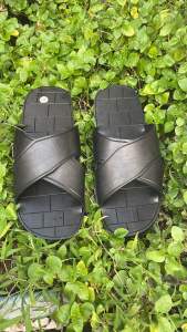 Dép nam cao su 2 quai chéo -dép lốp râu quai ngang 100% làm từ cao su