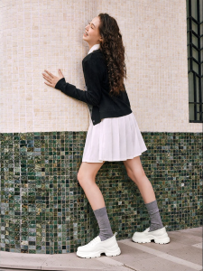 Toomanyshoes | Celebrity-Endorsed School Style Thick-Heel Shoes