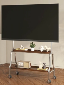 ABCขาตั้งทีวีแบบตั้งพื้น ห้องนั่งเล่น ห้องนอน สแตนเลส ศิลปะ เคลื่อนย้ายได้ โมเดิร์น เรียบง่าย แขวนได้