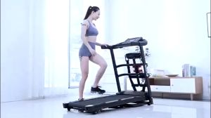 Motorized Treadmill Listrik Alat fitness treadmill elektrik LED Treadmill Rumah Lipat Ultra TenangTreadmill Cerdas