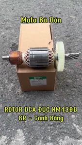 ROTOR DCA ĐỤC MAKITA HM 1306 (THÂN 54 - DÀI 205 - 8 RĂNG DẤU SẮC) CÁNH BẰNG