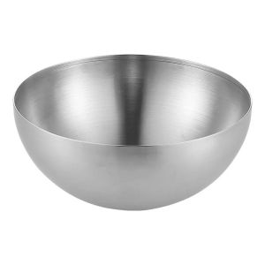 Stainless Steel Gold Silver Salad Bowl Rice Noodles Lamian Bowl Durable Kitchen Tableware Food Container Stylish Ins Style