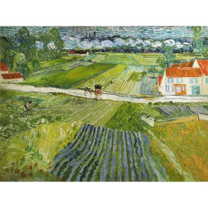500/1000/1200/2000PCS Jigsaw Puzzle Peaceful Van Gogh Cypress Trees Scene For Adults Ideal For Stress Relief And Relaxation