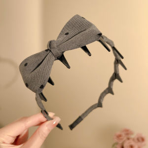Anti-slip Pressure Velvet Hair Band with Bow