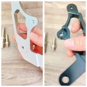 Pát trước Vario/Click/Vision đởi 2018-2023 đĩa 260/267mm xài heo zin theo xe màu trắng CNC và đen