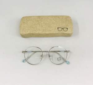 Joysunnies Korean Fashion Round Computer Eyeglasses Women With Antibluelight Repleaceble lens
