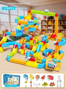 BABYSHOME | Magical Magnetic Transformable DIY Toy Train Track
