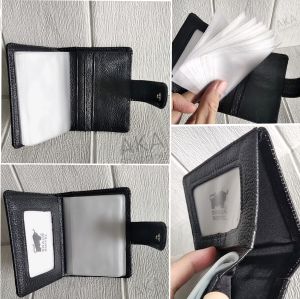 [DK DKK] Dompet Kartu Album CardHolder ATM Bahan Kulit Sapi