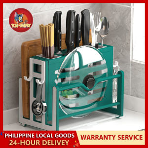 Knife Holder Multifunctional Cutting Board Integrated Kitchen Utensil Rack Home Kitchen Organizer