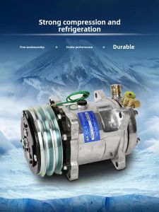 Universal 508 Car Air Conditioning Compressor 24V Modified Tractor Excavator Harvester Forklift 12V Heavy Duty Truck Shovel