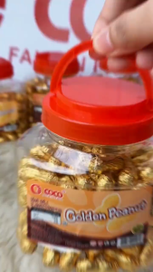 coco Chocolate Golden Peanut Jar-100 pcs per jar-2-year shelf life Snack Dessert Snack Dessert