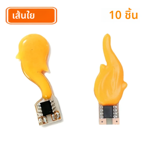 หลอดไฟ LED COB 3V 10~1 ชิ้น รูปทรงเทียนแบบเอ็ดดิสัน แสงวอร์ม สำหรับตกแต่งงานปาร์ตี้วันเกิด อุปกรณ์ตกแต่งหลอดไฟ DIY