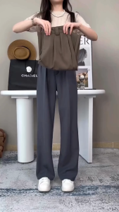 Celana Loose Pants Anti Kusut Highwaist - Celana Panjang Kulot Wanita - Celana Kerja Kantor Formal Casual Katun Panjang Wanita Korean Style