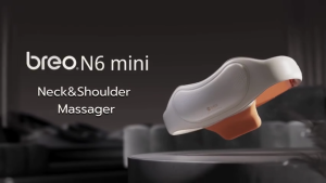 breo N6 mini เครื่องนวดคอ บ่า ไหล่ Neck&Shoulder Massager นวัตกรรม Hall Sensor ตรวจจับสรีระ หัวนวดดอกพลัมเข้าถึงพังผืด