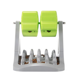 Pet Roller Leaking Food Toy Puzzle Toy for Cat and Dog Slow Food Training Toy