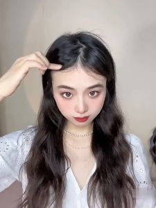 Bando Rambut Kepang Poni Palsu Wanita Elegan Premium / Bando Poni Korea / Bando Poni Kepang / Rambut Palsu Wanita Anak / Poni Palsu Korea