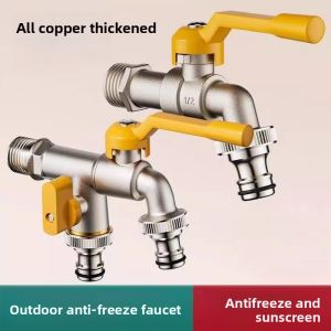 CHENGDU | Anti-Freeze Outdoor Faucet with Dual Outlets and Lock
