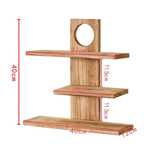 Retro Chinese Style Wooden Perfume Storage Rack Makeup Desk Multi-Layer Organizer Display Shelf Desktop Cosmetic Holder