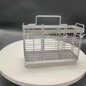 Wall Mounted Stainless Steel Chopstick Holder Organizer