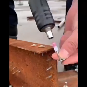 Pistol Paku tembak beton Mini Stampset Paku Beton Alat tembak paku beton portable asli super kuat