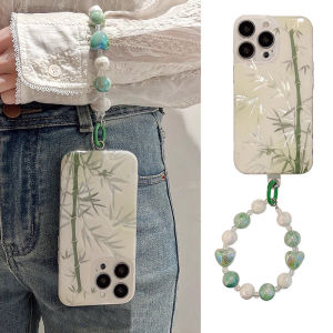 Premium Edition Full Cover Green Leaf Bamboo Design Phone Case for Redmi K70Pro K80 K60 K50S K40 K30 Protective Shockproof Cover