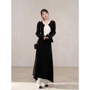 YIKEXIAOYEMEI | Bộ Đồ Knit Thời Trang 2 Mảnh