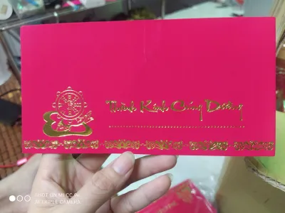 COMBO 100 BÌ THƯ THÀNH KÍNH CÚNG DƯỜNG MÀU ĐỎ (mẫu ngẫu nhiên)