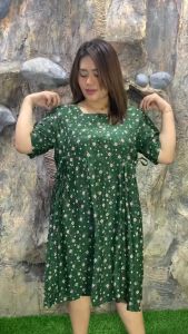 Balicihui Dress Stacy Dress Plus Size Jumbo Big Size Dress Santai Kasual Busui