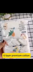 5 PCS Cotton Soft Towel Baby Natural Muslin Cotton Baby Soft Newborn Baby Face Towel Towel For Kids