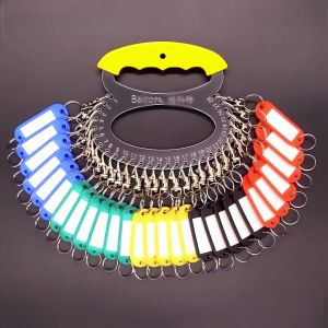 Labelable Keyring Organizer Easy-on-and-off Key Rings