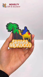 Souvenir Magnet Kulkas Sahara Morocco oleh oleh Negara Maroko