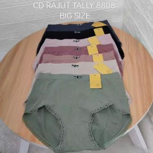 Celana Dalam Rajut TALLY 8808 Fit L-XXXL / Celana Dalam MAXI Wanita Bahan Rajut Stretch TALLY 8808