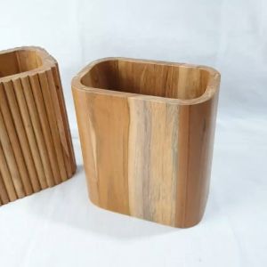 LusioSB Tempat Spatula Premium Besar Kayu Jati Tempat Sutil Sodet