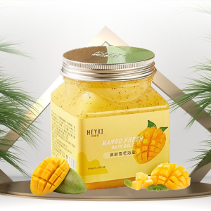 Muối Tắm Tẩy Tế Bào Chết Toàn Thân HEYXI Mango Fresh 350g Dưỡng Ẩm Da Sáng Mịn Hương Xoài Thơm NgọtHeyxi Mango Fresh Bath Salt Body Scrub