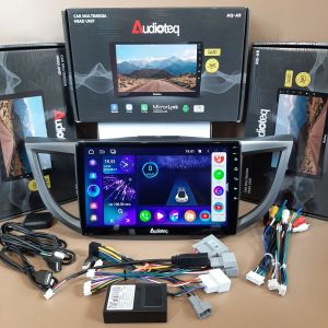 HEAD UNIT ANDROID HONDA CRV GEN 4 PRESTIGE 2.4 CC / NON PRESTIGE 2.0 CC ANDROID AUDIOTEQ 10 INCH RAM 4 GB CAR PLAY CRV 2013 - 2016