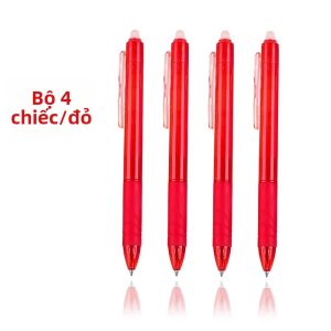 Bộ 8 Bút Bi Gel 0.7mm Có Thể Thu Vào Xóa Được Nút Bấm Dùng Cho Trường Học Và Văn Phòng